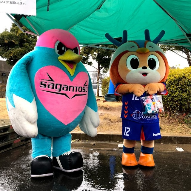 ウィントスと2ショット