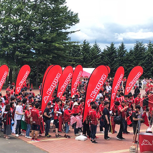 Kappaの特別販売ブースに大行列!