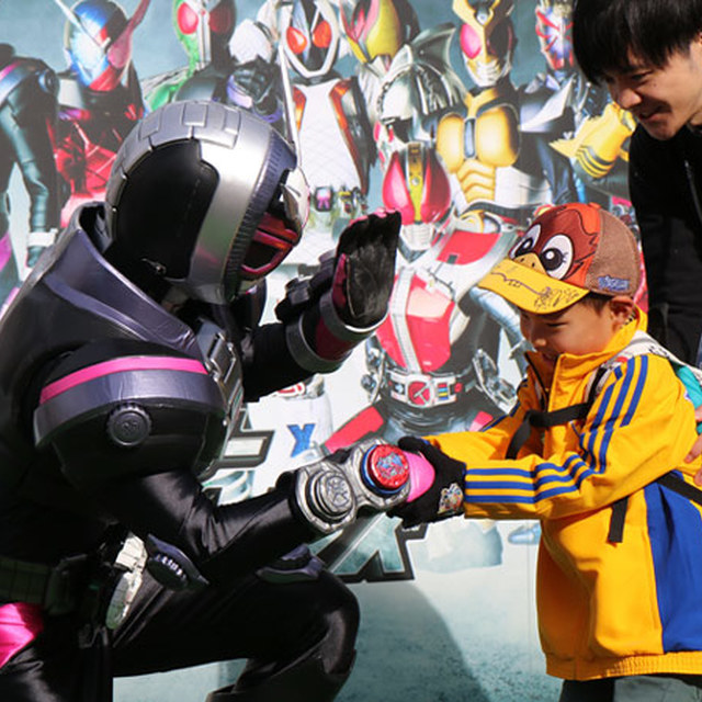 仮面ライダージオウがユアスタに!