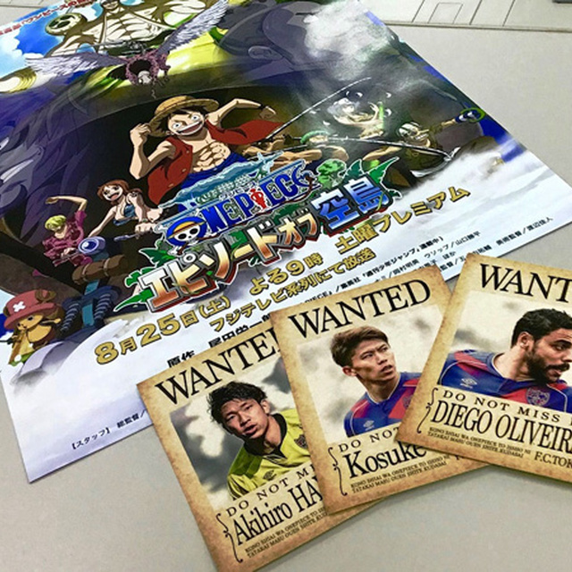 本日は「ワンピース」とのコラボマッチ!