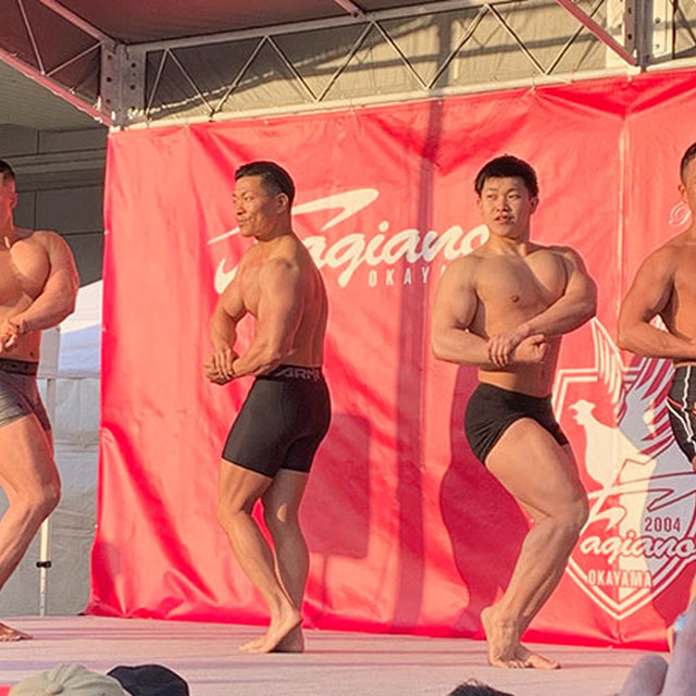岡山屈指のボディービルダーが勢ぞろい!