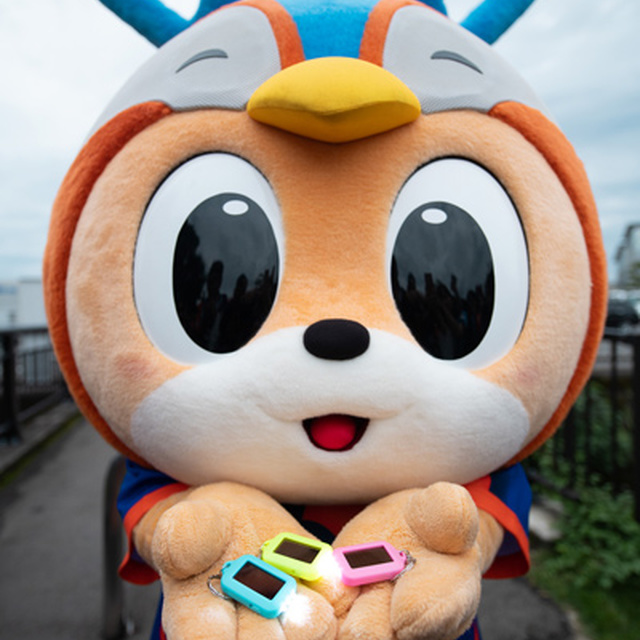 入場者全員に防災LEDライトをプレゼント!